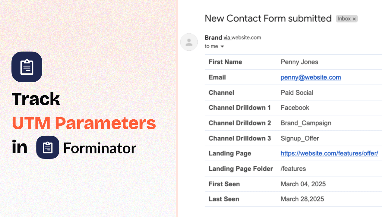 How to Track UTM Parameters in Forminator Forms