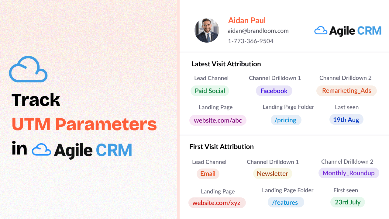 How to Track UTM Parameters in Agile CRM