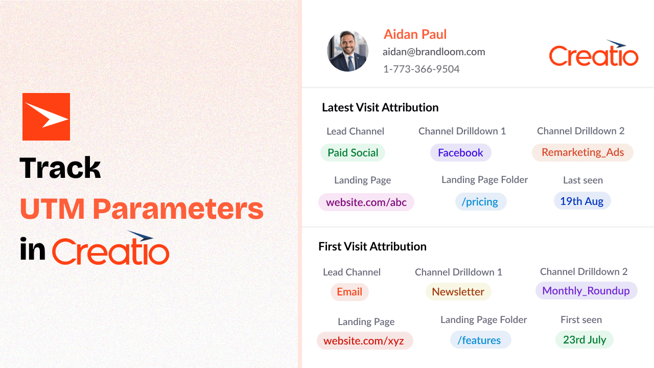 How to Track UTM Parameters in Creatio CRM