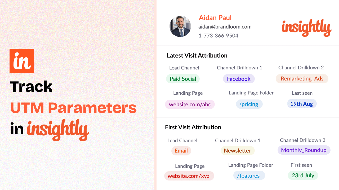 How to Track UTM Parameters in Insightly CRM