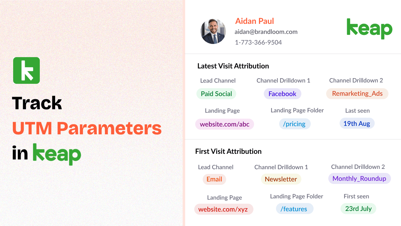How to Track UTM Parameters in Keap CRM