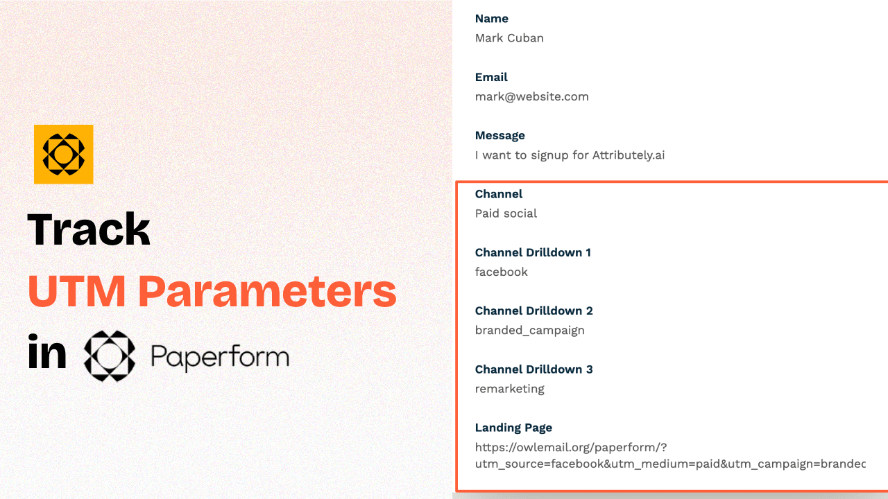 How to Track UTM Parameters in Paperform