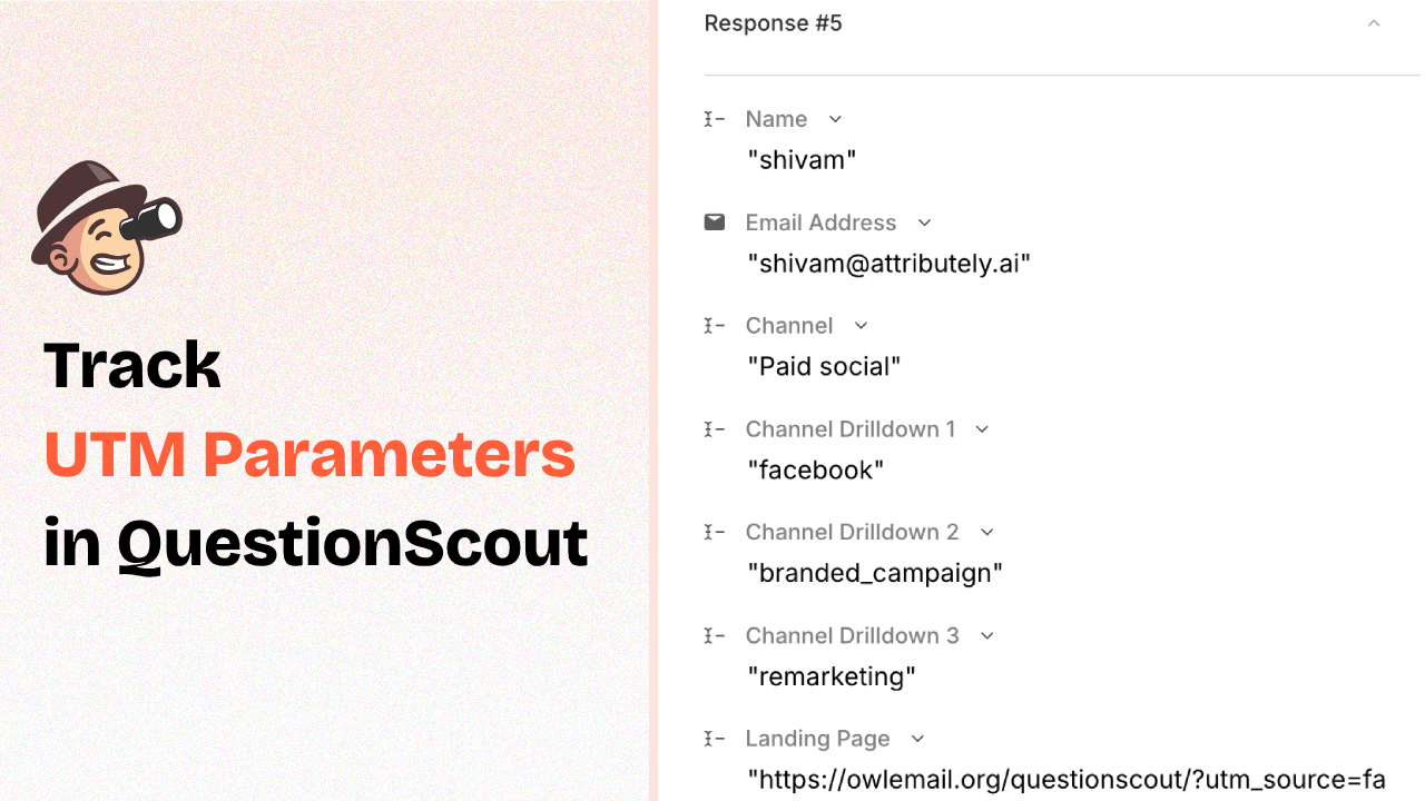 How to Track UTM Parameters in QuestionScout