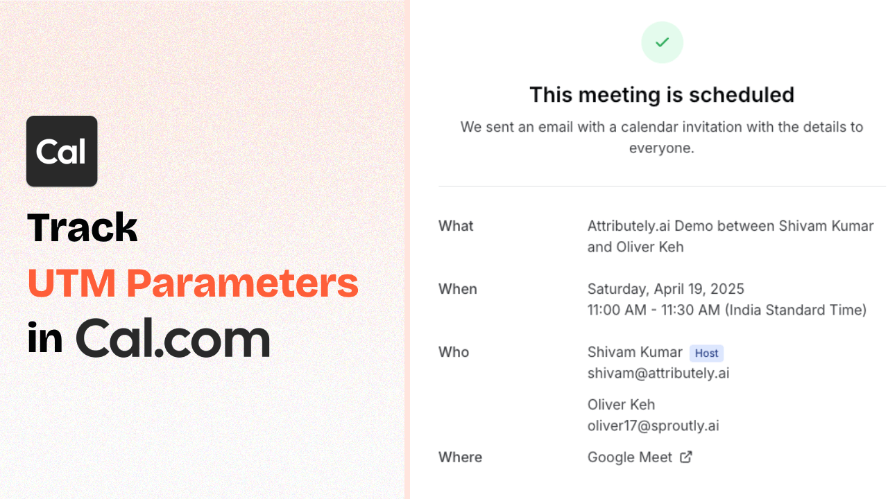 How to Track UTM Parameters in Cal.com