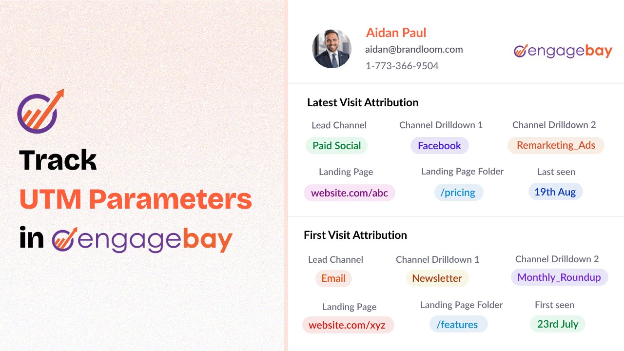 How to Track UTM Parameters in EngageBay CRM