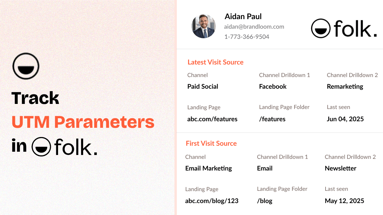 How to Track UTM Parameters in Folk CRM