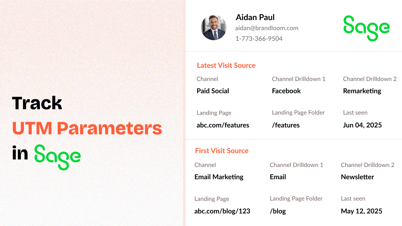 How to Track UTM Parameters in Sage CRM