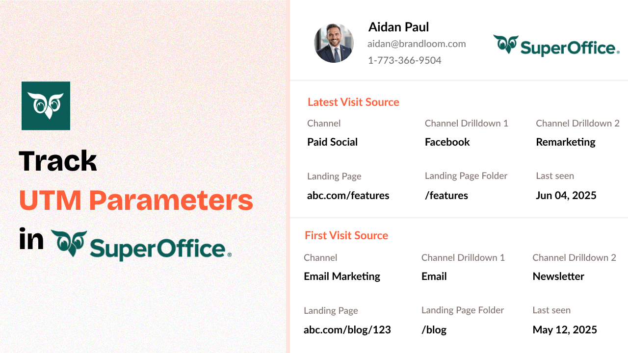How to Track UTM Parameters in SuperOffice CRM