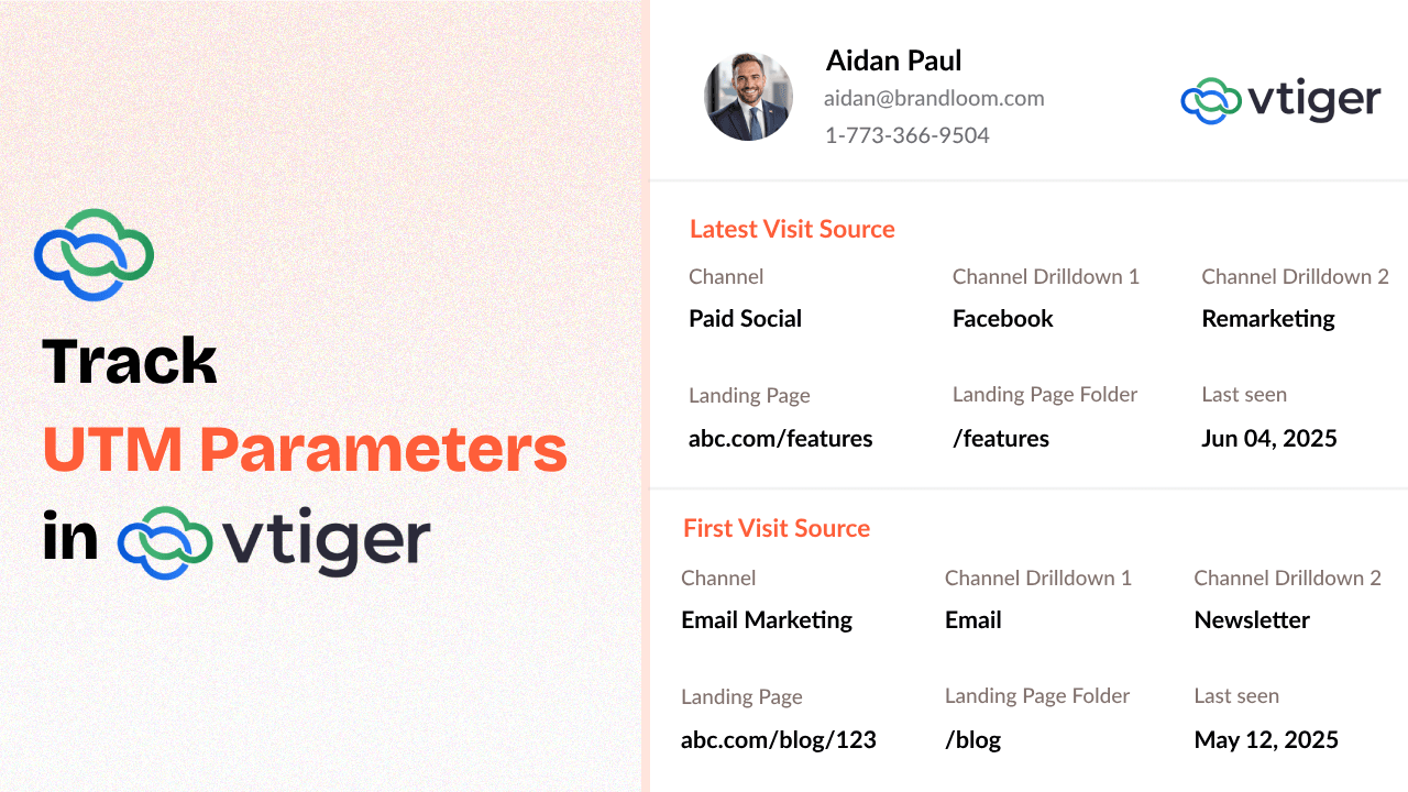 How to Track UTM Parameters in Vtiger CRM